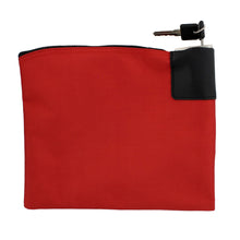 Load image into Gallery viewer, Locking Medicine Box Travel Medicine Bag with Lock and Key in Red
