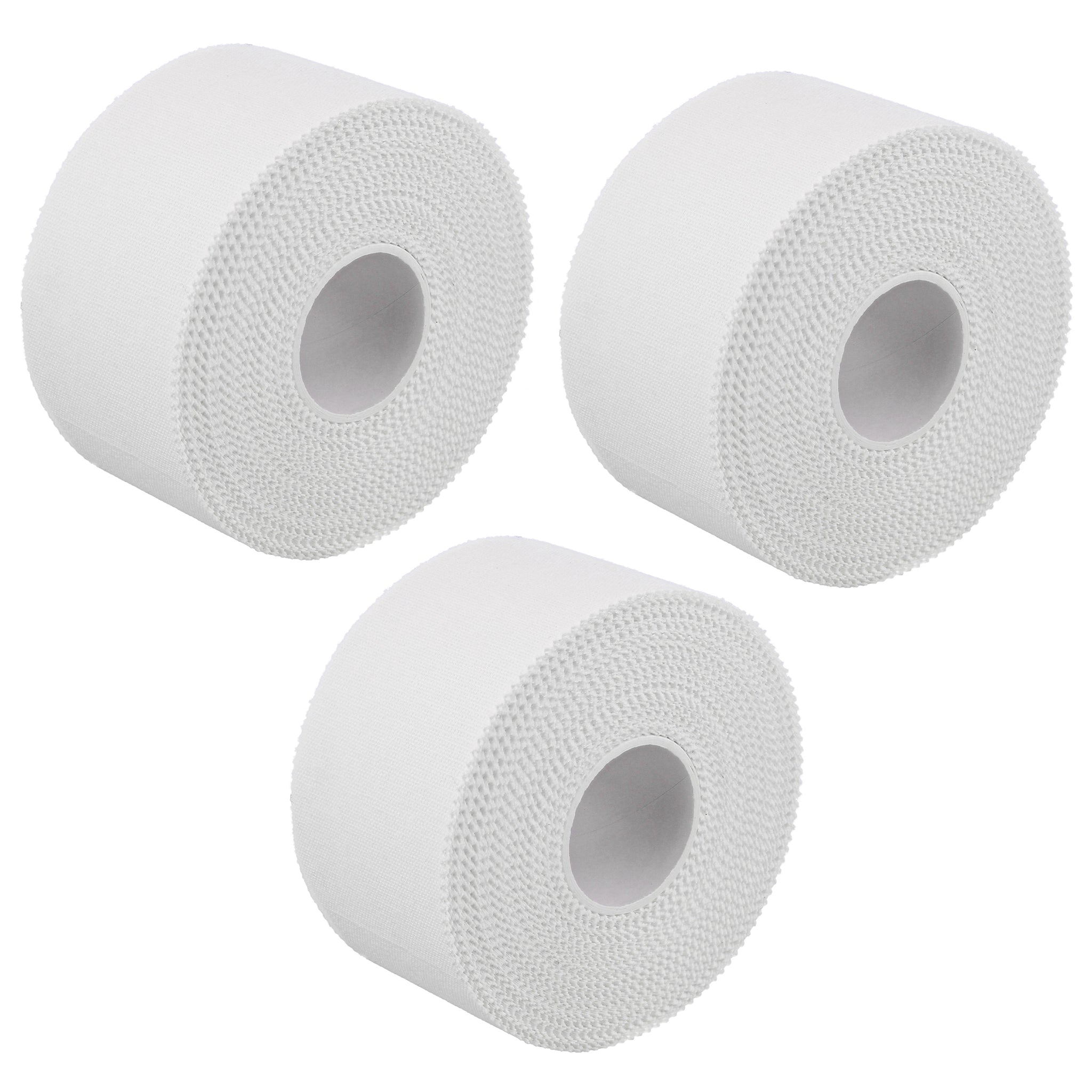 Kinesiology Tape Uncut 1.5in x 45ft Rolls White Athletic Tape 3pk – Mondo  Medical